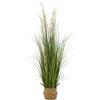 VEVOR Pianta di Erba Artificiale, 1194 mm di Erba di Canna in Vaso, Pianta di Arbusti Finti di Alta Qualità per Interni ed Esterni, Casa, Giardino, Ufficio, Decorazione della Stanza, 1 Pezzo Verde