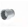 GEDORE Inserto per Chiave a Bussola, Attacco 1/2 pollici, 12.5 mm, Bocca Dodecagonale, Chiave a Bussola 29 mm, Utensile, D 19 29, Acciaio Cromato