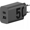 MOTOROLA CARICABATTERIE ORIGINALE MC-502 509 TURBO POWER 50W USB + USB-C BLACK BULK PER SMARTPHONE