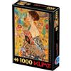 D-Toys Puzzle Gustav Klimt - Donna Con Ventaglio 1000 pezzi
