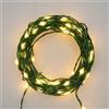 Luci da Esterno Catena Verde 50 m, 500 MicroLED Pro, Bianco Caldo Tradizionale