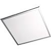 Luci da Esterno Pannello a LED da Soffitto o Parete con Cornice in Argento, 60 x 60 cm, 40W, 3600 lumen