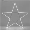 Luci da Esterno Stella Tubo a Led Flexineon, Bianco Freddo, L. 80 x H. 80 cm