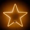 Luci da Esterno Stella Led Neon Bifacciale, Bianco Caldo, L. 100 x H. 100 cm