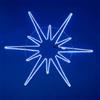 Luci da Esterno Stella 12 Punte Tubo a Led Flexineon, Bianco Freddo, L. 180 x H. 180 cm