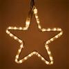 Luci da Esterno Stella Tubo a Led Flexineon, Bianco Caldo, L. 33 x H. 33 cm