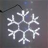Luci da Esterno Fiocco di Neve Tubo a Led Flexineon, Bianco Freddo, L. 40 x H. 40 cm