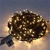 Luci da Esterno Catena di Luci, 240 MiniLED Bianco Caldo, Lunghezza 18 mt., 8 Giochi di luce, Prolungabile fino a 58 metri