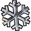 Luci da Esterno Fiocco di neve Bianco Infinity Light H. 40 cm con LED, IP20, Alimentatore Incluso, Non Prolungabile, Uso Interno