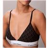 Calvin Klein Jeans Calvin Klein Light Lined Triangle Emblemed Blk Triang Logo Donna