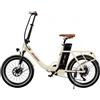 ONESPORT OT16-2 Bicicletta elettrica pieghevole, motore da 250W, batteria da 48V 17Ah - Bianco