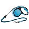FLEXI GUINZAGLIO FLEXI NEW COMFORT TG M CON CORDA 5 MT BLU