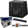 Alpine Evotuning -no hertz Subwoofer in Cassa per Auto Alpine SBE-1044BR Sub Reflex/Chiusa 25 cm 500W Nuovo