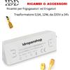 Trasformatore 24V 0,5A 12W da 220-230V