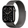 Apple Watch Series 11 GPS + Cellular 42mm Slate Titanium Case with Slate Milanese Loop