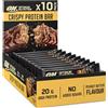 Optimum Nutrition Crispy Protein Bar Barretta Cioccolato al Burro di Arachidi Snack ad Alto Contenuto di Proteine 20 Barrette da 65g