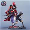 Naruto Shippuden - Itachi & Sasuke Action Figure Nuovo 32cm Statua Da Collezione