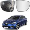 IPARLUX Vetro Specchietto per Renault Clio IV, V, Capture, Destro, Riscaldabile, 963654973R
