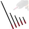 MUYAPAY 5 Pezzi Portainserti Magnetico, Prolunga Avvitatore con Attacco Esagonale da 1/4 di Pollice, Punte di 50/60/100/150/300 mm, Asta Fresa Carotatrice a Tazza, Adatto per Chiavi a Percussione
