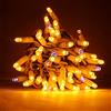 Luccika, Stringa LED Professionale MaxiLed 8mm con Flash, Illuminazione Decorativa (Oro Antico, 30 Metri, 300 LED)
