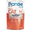 Monge KIT 12x Monge Bocconcini Grill con Salmone per Gattini - 85 g, 12 pezzi - PREZZO A CONFEZIONE