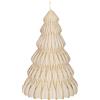 TIMSTOR Candela 19 Cm Albero Di Natale Bianco Oro