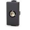 Aigostar Presa TV maschio nera compatibile anche con BTicino Matix