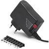 KARMA ACR 519 ALIMENTATORE UNIVERSALE 600MA MULTI TENSIONE SELEZIONABILE DA 3 A 12V