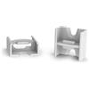 Ledson Connettore lineare per profili LED Slimline 7 mm - Abs - Grigio