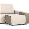 Martina Home Copri Chaise Longue Trapuntato Ambra, 200 cm, Lino