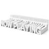 WPESI Now Playing - Supporto da parete per dischi in vinile, montaggio a parete, per album da appendere (bianco)