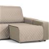 Martina Home Copri chaise longue imbottito Ambar, 240 cm, pelle