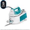 Braun CareStyle 1 Ferro da stiro con caldaia, Piastra con tecnologia FreeGlide3D, 2400W, 1.5L, Bianco/Turchese (IS1013GR)