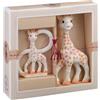 SOPHIE LA GIRAFE, Set regalo nascita Sophie la giraffa + anello per la dentizione, 100% gomma