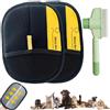 YUBBYSTU 2 Pezzi Guanti Statici per Rimozione dei Peli Animali Domestici,Guanti antistatici per peli di Animali, Spazzola per Capelli autopulente