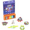 PLUS PLUS Plus-Plus 3989 Geniale Giocattolo da Costruzione, Activity Pad Weltall, Set di mattoncini per Figure 2D e 3D, mattoncini creativi per Bambini dai 5 Anni in su, 125 Pezzi