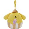 Squishmallows Squishmallow - Pompompurin originale con gelato, 8,9 cm, con clip, Hello Kitty and Friends