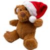 Aumüller Gioco per gatti Orsetto Aumüller con cappello di Babbo Natale - L 15,5 x P 12 x H 5 cm