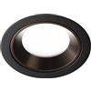 Tecnico by Sforzin ATHOS faretto da Incasso Nero-bronzo spazzolato IP54 in gesso e alluminio attacco GU10 d.7,6cm