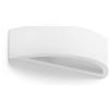 Tecnico by Sforzin Andros applique a parete in gesso bianco 1 luce attacco E27 30x7,5cm