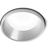 Tecnico by Sforzin THESSALY faretto da Incasso 1 Luce Bordo Raso acciaio spazzolato IP54 attacco GU10 d.6cm