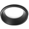 Tecnico by Sforzin THESSALY faretto da Incasso 1 Luce Bordo Raso Nero IP54 attacco GU10 d.6cm
