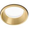 Tecnico by Sforzin THESSALY faretto da Incasso 1 Luce Bordo Raso ottone spazzolato IP54 attacco GU10 d.6cm