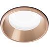 Tecnico by Sforzin THESSALY faretto da Incasso 1 Luce Bordo Raso rame spazzolato IP54 attacco GU10 d.6cm