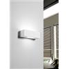 Tecnico by Sforzin SYKION applique a parete in gesso bianco l.22cm h.7cm attacco G9