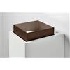 Tecnico by Sforzin SYME applique a Parete 2 luci attacco GX53 Quadrata Bronzo in gesso e alluminio 13x10cm