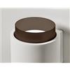 Tecnico by Sforzin SYME applique a Parete 2 luci Tonda Bronzo attacco GX53 in gesso e alluminio