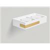 Tecnico by Sforzin VELIA applique a parete 2 luci attacco GX53 ottone 24,2cm h.5cm in gesso e alluminio