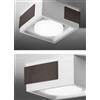 Tecnico by Sforzin VELIA lampada a soffitto 1 luce attacco GX53 bronzo in alluminio e gesso