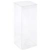 Generico 10 Scatoline Portaconfetti, Scatole Trasparenti per Bomboniere Matrimonio, Laurea, Nascita Bimba Bimbo, Battesimo, Comunione, Cresima in Varie Misure Disponibili, Scatoline Bomboniere (10x10x22 cm)